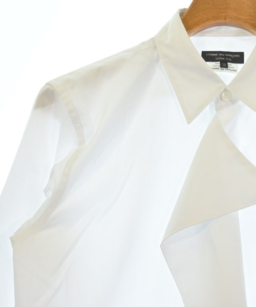 COMME des GARCONS HOMME PLUS（コムデギャルソンオムプリュス）カジュアルシャツ 白 サイズ:XS メンズ/2200727077028