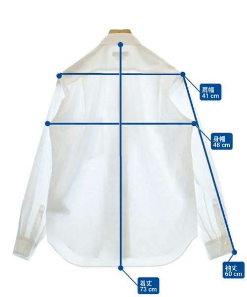COMME des GARCONS HOMME PLUS（コムデギャルソンオムプリュス）カジュアルシャツ 白 サイズ:XS メンズ/2200727077028