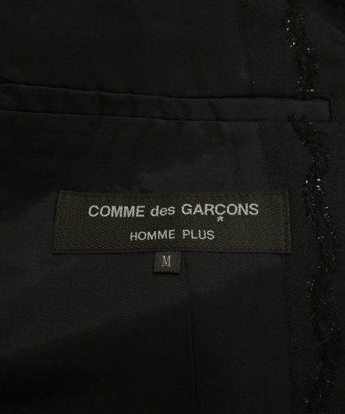 COMME des GARCONS HOMME PLUS（コムデギャルソンオムプリュス）カジュアルジャケット 黒 サイズ:M メンズ/2200727082275