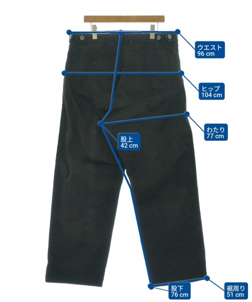 COMME des GARCONS HOMME PLUS（コムデギャルソンオムプリュス）チノパン 黒 サイズ:M メンズ/2200727575036
