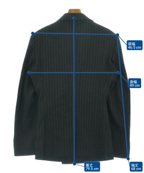 COMME des GARCONS HOMME PLUS（コムデギャルソンオムプリュス）テーラードジャケット 黒 サイズ:M メンズ/2200721681016