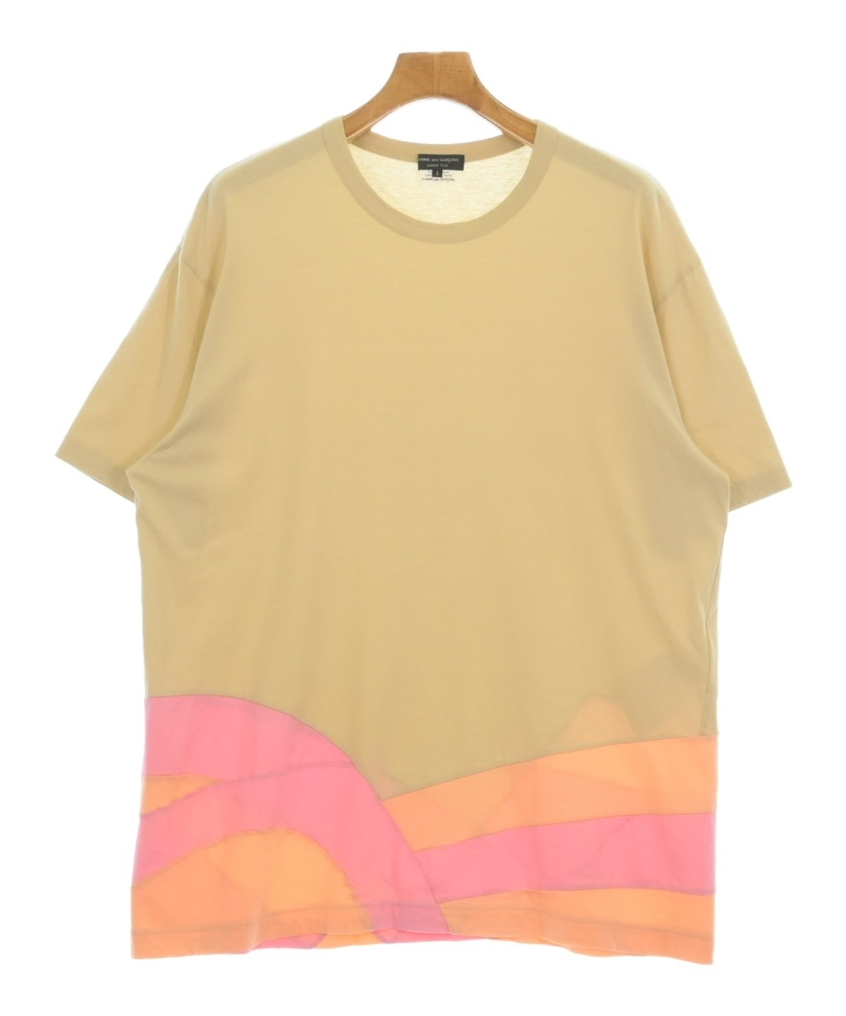 COMME des GARCONS HOMME Tシャツ L 日本製 ベージュ COMME des GARCONS HOMME PLUS（コムデギャルソンオムプリュス）T