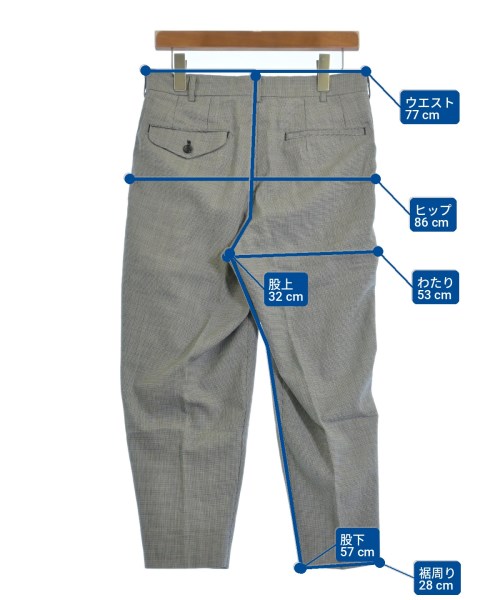 COMME des GARCONS HOMME PLUS（コムデギャルソンオムプリュス）スラックス 黒 サイズ:XS メンズ/2200729163095
