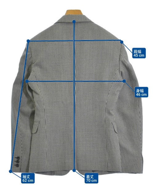 COMME des GARCONS HOMME PLUS（コムデギャルソンオムプリュス）テーラードジャケット 黒 サイズ:XS メンズ/2200729163101