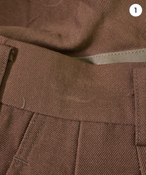 COMME des GARCONS HOMME PLUS（コムデギャルソンオムプリュス）スラックス 茶 サイズ:S メンズ/2200682539029