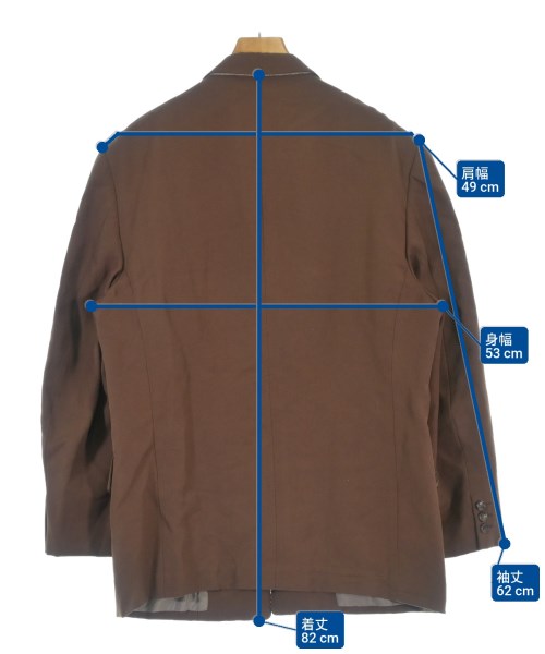 COMME des GARCONS HOMME PLUS（コムデギャルソンオムプリュス）ジャケット 茶 サイズ:M メンズ/2200682539036