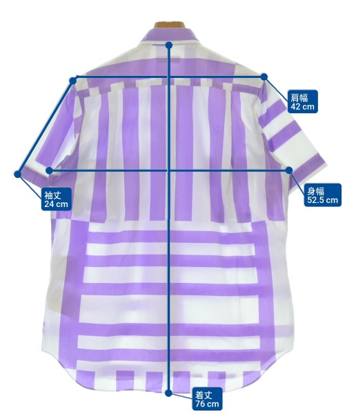 COMME des GARCONS HOMME PLUS（コムデギャルソンオムプリュス）カジュアルシャツ 紫 サイズ:-(M位) メンズ/2200682914031