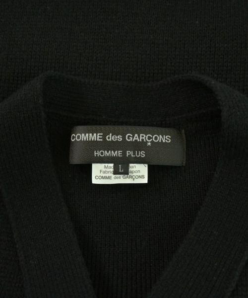 COMME des GARCONS HOMME PLUS（コムデギャルソンオムプリュス）カーディガン 黒 サイズ:L メンズ/2200681462199