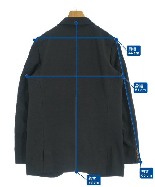 COMME des GARCONS HOMME PLUS（コムデギャルソンオムプリュス）カジュアルジャケット 黒 サイズ:M メンズ/2200681655027