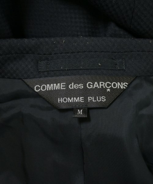 COMME des GARCONS HOMME PLUS（コムデギャルソンオムプリュス）カジュアルジャケット 黒 サイズ:M メンズ/2200681655102