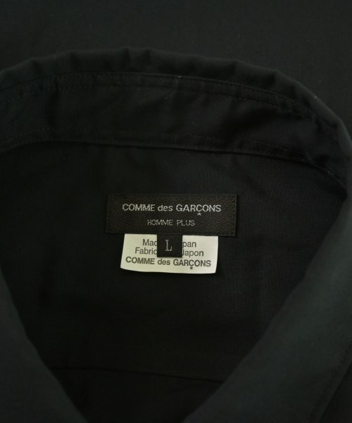 COMME des GARCONS HOMME PLUS（コムデギャルソンオムプリュス）カジュアルシャツ 黒 サイズ:L メンズ/2200681655133