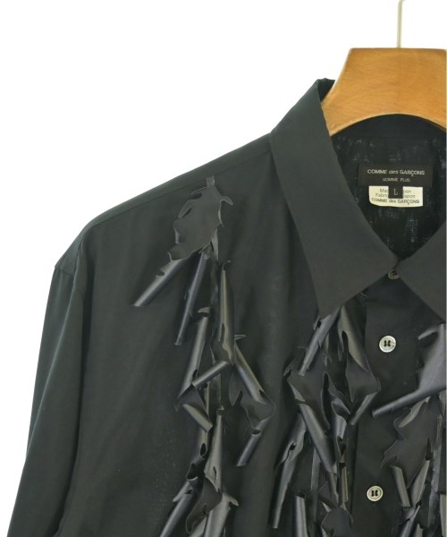 COMME des GARCONS HOMME PLUS（コムデギャルソンオムプリュス）カジュアルシャツ 黒 サイズ:L メンズ/2200681655133