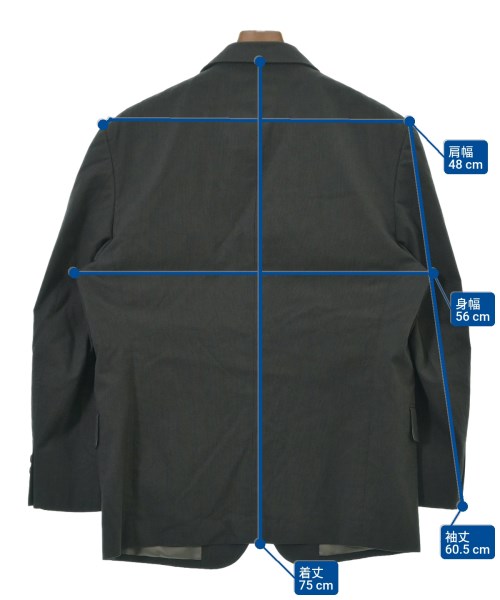 COMME des GARCONS HOMME PLUS（コムデギャルソンオムプリュス）テーラードジャケット グレー サイズ:S メンズ/2200683861013