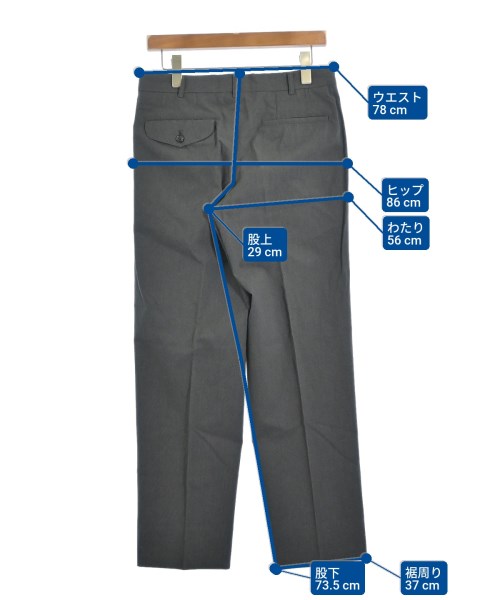 COMME des GARCONS HOMME PLUS（コムデギャルソンオムプリュス）スラックス グレー サイズ:S メンズ/2200683861020