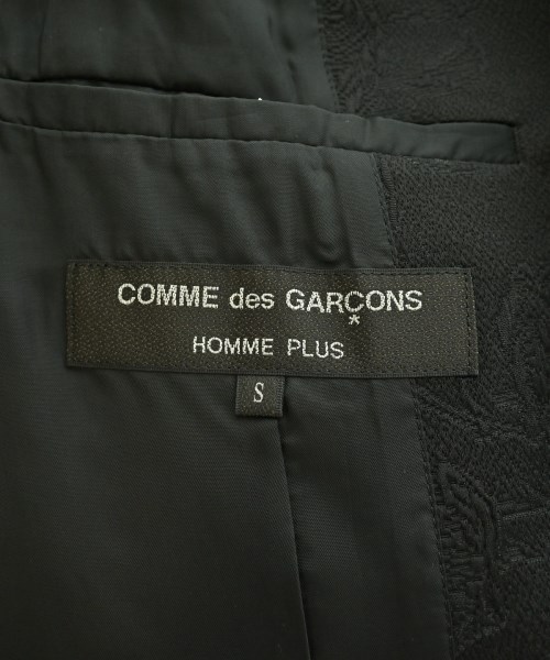 COMME des GARCONS HOMME PLUS（コムデギャルソンオムプリュス）チェスターコート 黒 サイズ:S メンズ/2200683912050