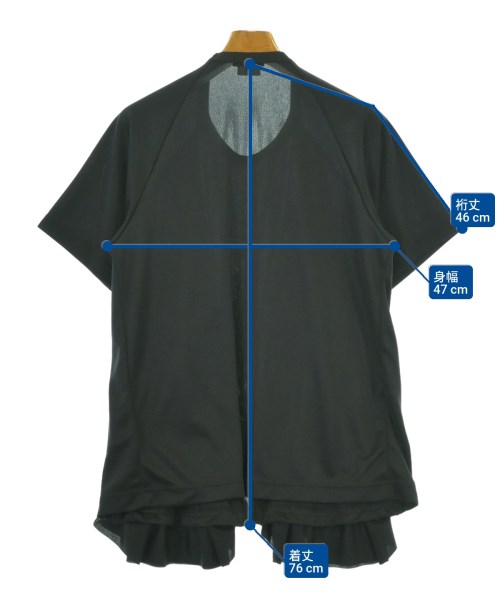 COMME des GARCONS HOMME PLUS（コムデギャルソンオムプリュス）Tシャツ・カットソー 黒 サイズ:S メンズ/2200684265056