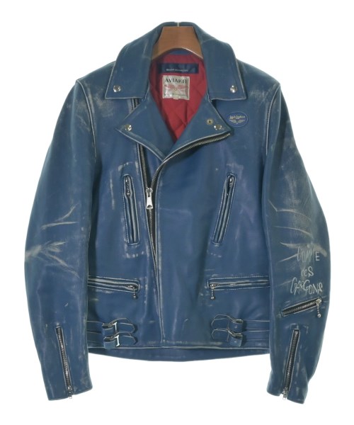 COMME des GARCONS HOMME PLUS(コムデギャルソンオムプリュス)ライダース 青 サイズ:40(M位)/2200685475027