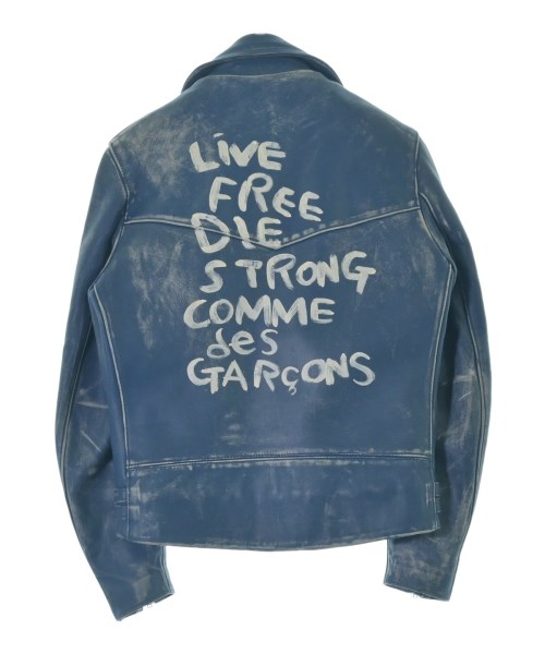 COMME des GARCONS HOMME PLUS（コムデギャルソンオムプリュス）ライダース 青 サイズ:40(M位) メンズ/2200685475027