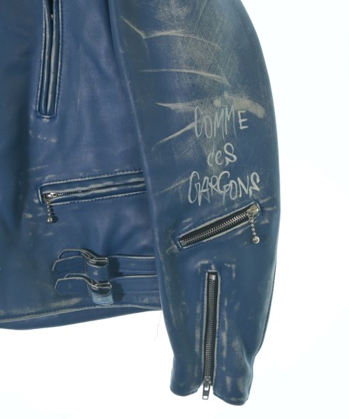COMME des GARCONS HOMME PLUS（コムデギャルソンオムプリュス）ライダース 青 サイズ:40(M位) メンズ/2200685475027