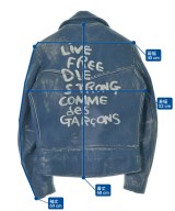 COMME des GARCONS HOMME PLUS（コムデギャルソンオムプリュス）ライダース 青 サイズ:40(M位) メンズ/2200685475027