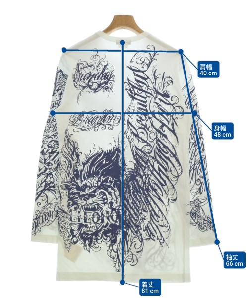 COMME des GARCONS HOMME PLUS（コムデギャルソンオムプリュス）Tシャツ・カットソー 白 サイズ:S メンズ/2200685569047