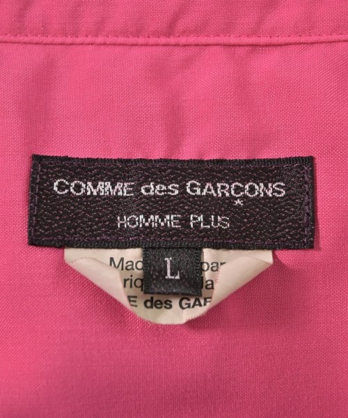 COMME des GARCONS HOMME PLUS（コムデギャルソンオムプリュス）カジュアルシャツ ピンク サイズ:L メンズ/2200685871096