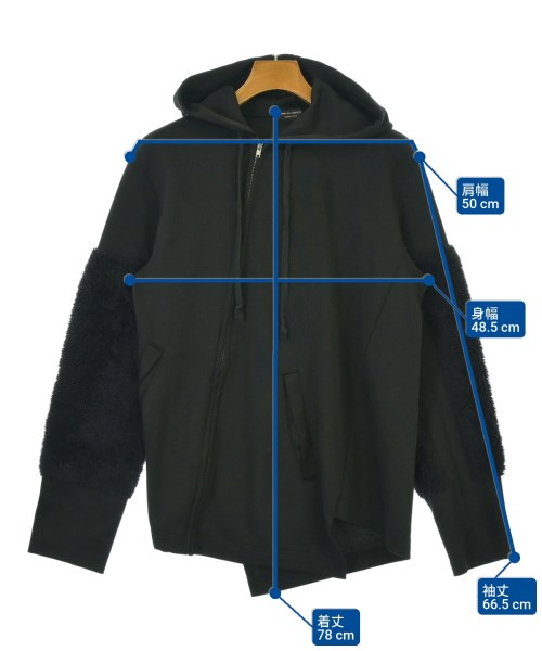 COMME des GARCONS HOMME PLUS（コムデギャルソンオムプリュス）パーカー 黒 サイズ:-(S位) メンズ/2200687026135