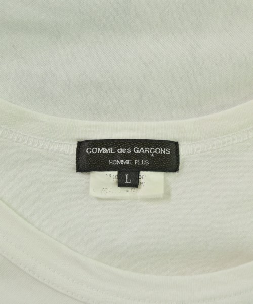 COMME des GARCONS HOMME PLUS（コムデギャルソンオムプリュス）Tシャツ・カットソー 白 サイズ:L メンズ/2200687026203