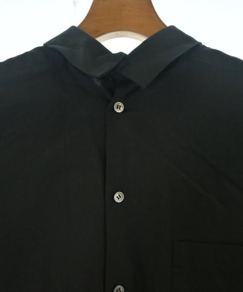 COMME des GARCONS HOMME PLUS（コムデギャルソンオムプリュス）カジュアルシャツ 黒 サイズ:S メンズ/2200682642064