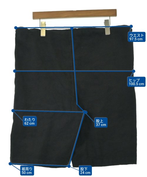 COMME des GARCONS HOMME PLUS（コムデギャルソンオムプリュス）ショートパンツ 黒 サイズ:S メンズ/2200682642200