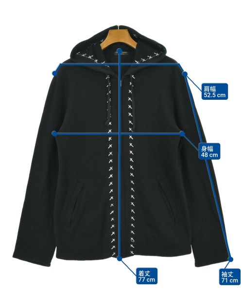 COMME des GARCONS HOMME PLUS（コムデギャルソンオムプリュス）パーカー 黒 サイズ:-(L位) メンズ/2200688769086