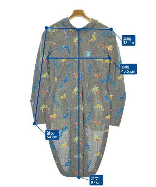 COMME des GARCONS HOMME PLUS（コムデギャルソンオムプリュス）カジュアルジャケット グレー サイズ:XS メンズ/2200689415043