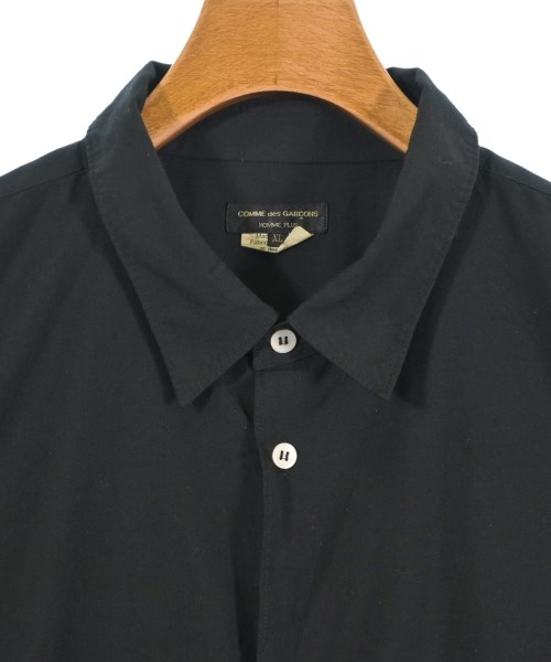 COMME des GARCONS HOMME PLUS（コムデギャルソンオムプリュス）カジュアルシャツ 黒 サイズ:XL メンズ/2200690301014