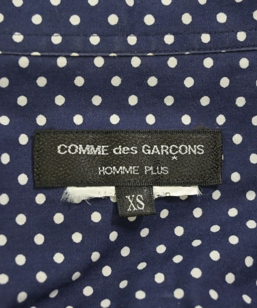 COMME des GARCONS HOMME PLUS（コムデギャルソンオムプリュス）カジュアルシャツ 紺 サイズ:XS メンズ/2200691339214