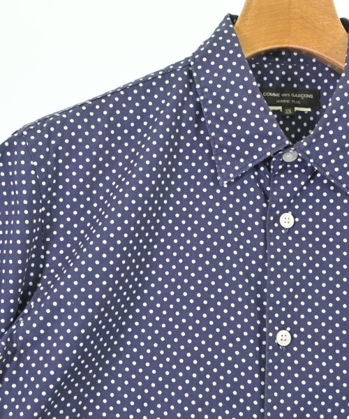 COMME des GARCONS HOMME PLUS（コムデギャルソンオムプリュス）カジュアルシャツ 紺 サイズ:XS メンズ/2200691339214