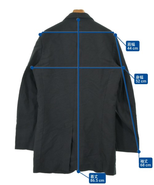 COMME des GARCONS HOMME PLUS（コムデギャルソンオムプリュス）ジャケット 黒 サイズ:M メンズ/2200687523047