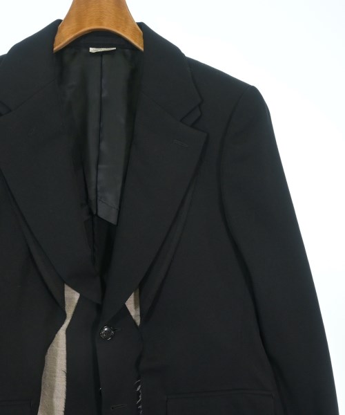 COMME des GARCONS HOMME PLUS（コムデギャルソンオムプリュス）カジュアルジャケット 黒 サイズ:S メンズ/2200687523054
