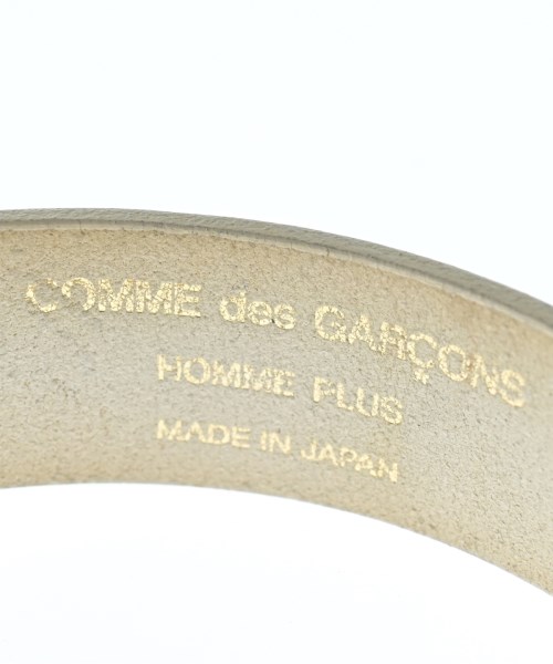 COMME des GARCONS HOMME PLUS（コムデギャルソンオムプリュス）ベルト 白 サイズ:- メンズ/2200687523290