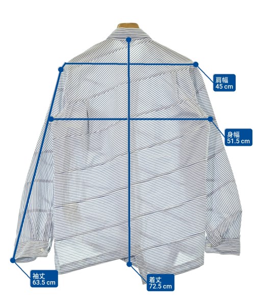 COMME des GARCONS HOMME PLUS（コムデギャルソンオムプリュス）カジュアルシャツ 白 サイズ:S メンズ/2200693413011