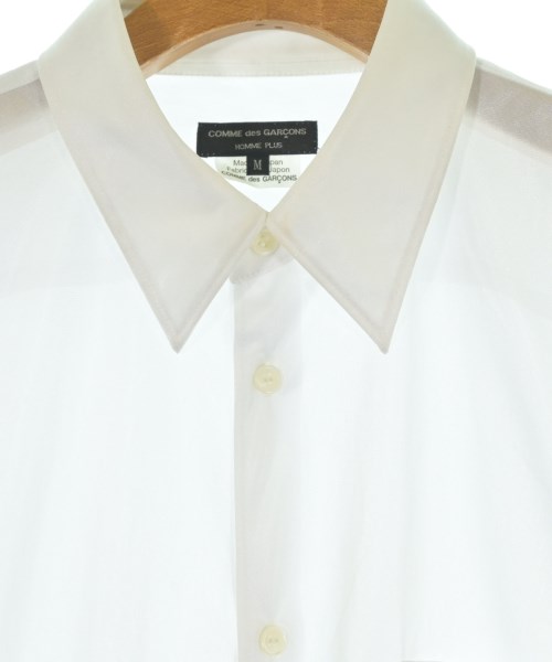 COMME des GARCONS HOMME PLUS（コムデギャルソンオムプリュス）カジュアルシャツ 白 サイズ:M メンズ/2200693494041