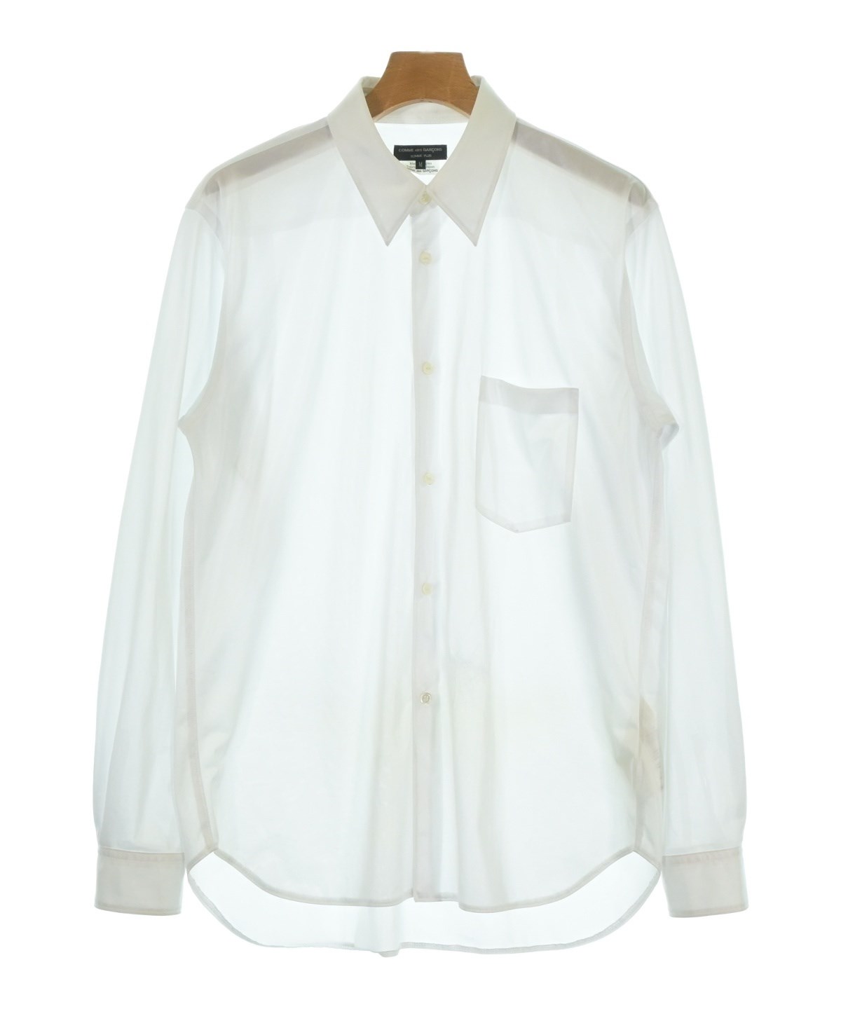 COMME des GARÇONS HOMME M ホワイトシャツ COMME des GARCONS HOMME PLUS（コムデギャルソンオムプリュス