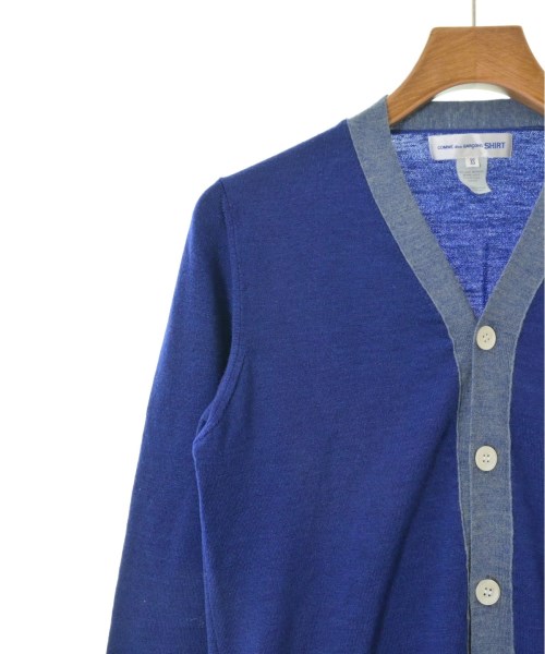 COMME des GARCONS SHIRT(コムデギャルソンシャツ)カーディガン 青 COMME des GARCONS SHIRT(コムデギャルソンシャツ)カーディガン 青