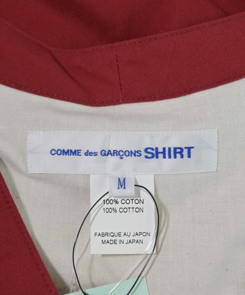 COMME des GARCONS SHIRT（コムデギャルソンシャツ）カジュアルシャツ 赤 サイズ:M メンズ/2200488698081