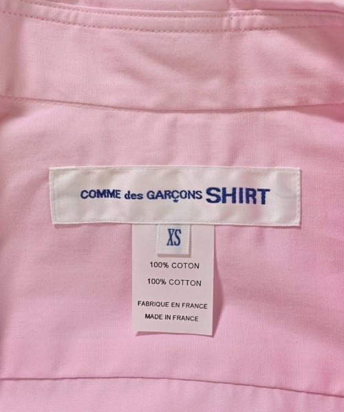COMME des GARCONS SHIRT（コムデギャルソンシャツ）カジュアルシャツ ピンク サイズ:XS メンズ/2200483849037