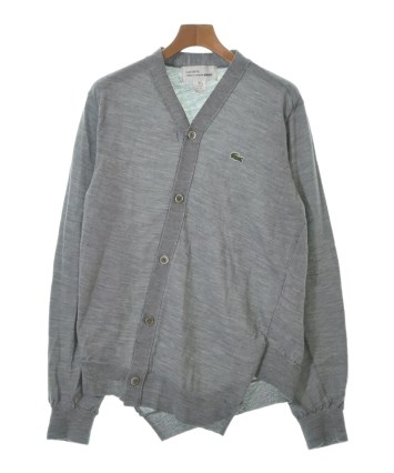 2023AW コムデギャルソンシャツ ラコステ カーディガン グレー サイズS COMME des GARCONS SHIRT（コムデギャルソンシャツ）カーディガン