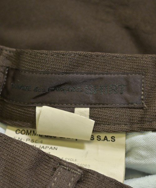COMME des GARCONS SHIRT（コムデギャルソンシャツ）ショートパンツ 茶 サイズ:S メンズ/2200556280194