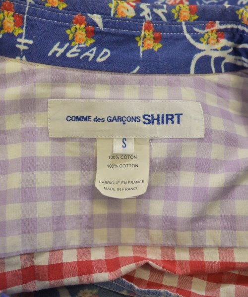 COMME des GARCONS SHIRT（コムデギャルソンシャツ）カジュアルシャツ 青 サイズ:S メンズ/2200621380248