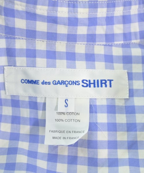 COMME des GARCONS SHIRT（コムデギャルソンシャツ）カジュアルシャツ 青 サイズ:S メンズ/2200614001082