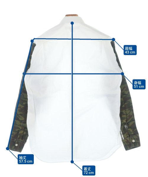 COMME des GARCONS SHIRT（コムデギャルソンシャツ）カジュアルシャツ 白 サイズ:XS メンズ/2200635504067