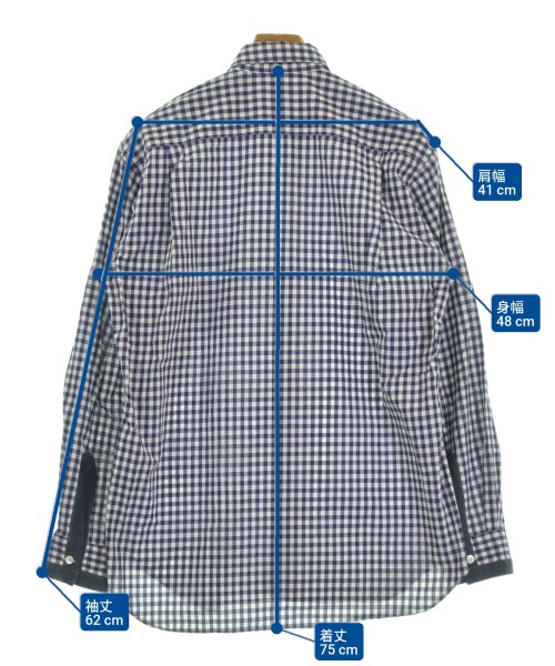 COMME des GARCONS SHIRT（コムデギャルソンシャツ）カジュアルシャツ 紺 サイズ:S メンズ/2200621171044